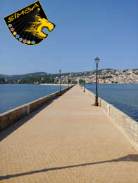 Unterwegs auf der De-Bosset-Brücke von Drapano nach Argostoli..