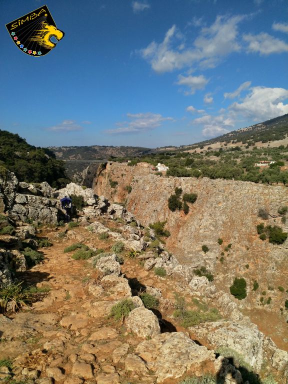 Schlucht und Brücke von der Ostseite