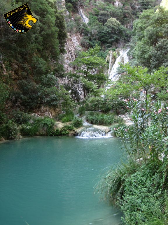 am Ende der Schlucht ist das größte Becken ...