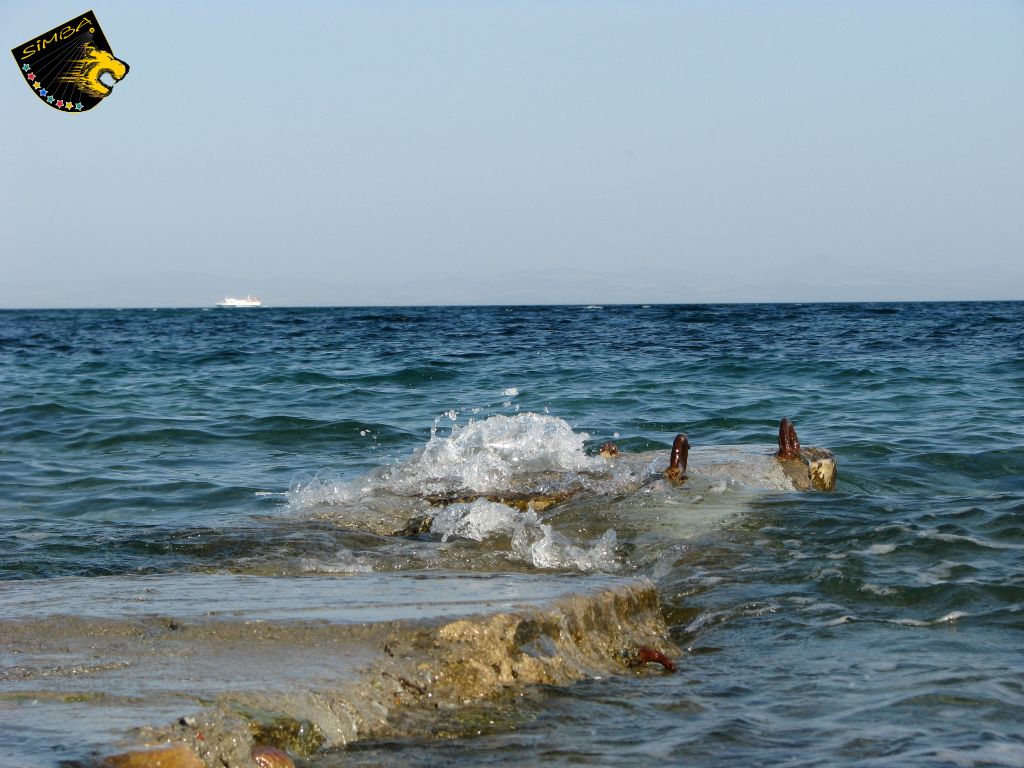 Bootssteg am Paralia Agia Sofia